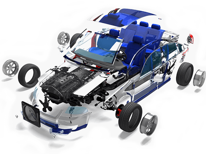 parts of a car coming together